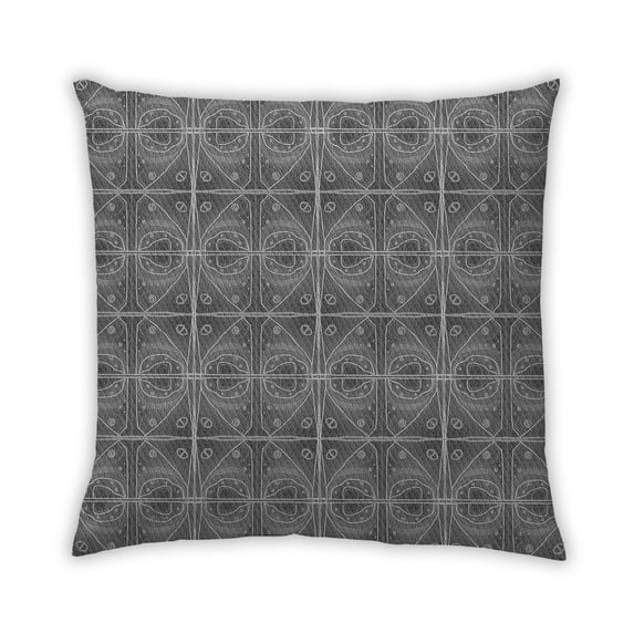 Ahgly Company Outdoor Square Contemporary Throw Pillow, 18 inch by 18 inch