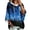 Blue, variant on FGVCTG Halloween Sweatshirts for Women Drawstring 3/4 Sleeve Halloween Hoodie Ghost Graphic Spooky Oversized Pullover Hoodies Beige M
