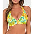 thumbnail image 4 of Printed Muse Halter Bikini Top Swimsuit, 4 of 6