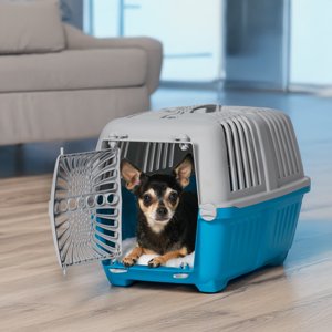 MidWest Homes for Pets 19" Spree Travel Pet Carrier, Blue