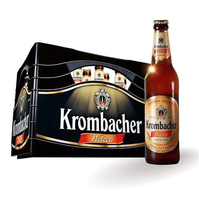 Cerveza Krombacher Weizen 12 Botellas 500 ml C/u Weizen