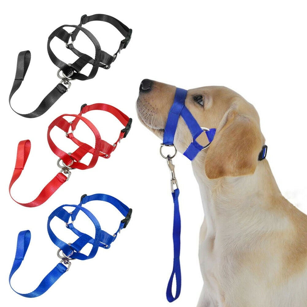 Pet Dog Head Collar Gentle Halter Leash Leader for Training Dogs Collar