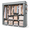 Grey-4 Row - 67'' Wide, variant on Grey 3 Row - 52'' Wide Free Standing Portable Closet Wardrobe for Hanging Clothes