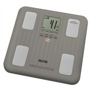 TANITA [Equipped with "Pet Mode" to measure the weight of pets] & [Equipped with "Ride Pita Function" to accurately guess the person on the scale] Body Composition Scale InnerScan Gray BC-755-GY