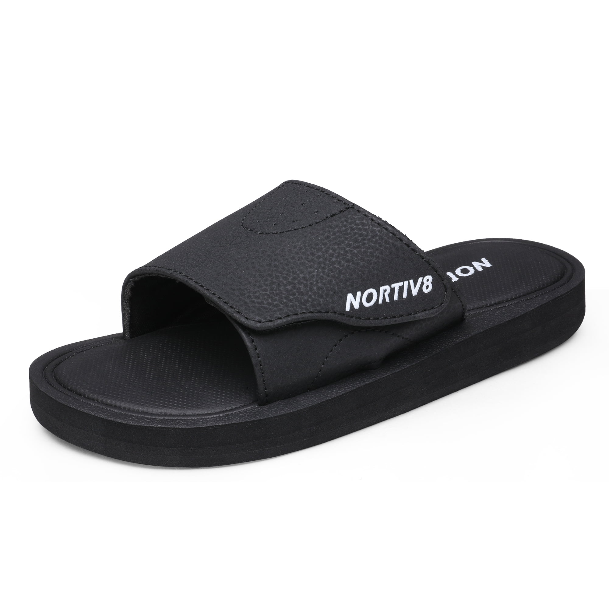 Nortiv8 Women Slide Sandals Summer Comfort Memory Foam Lightweight ...