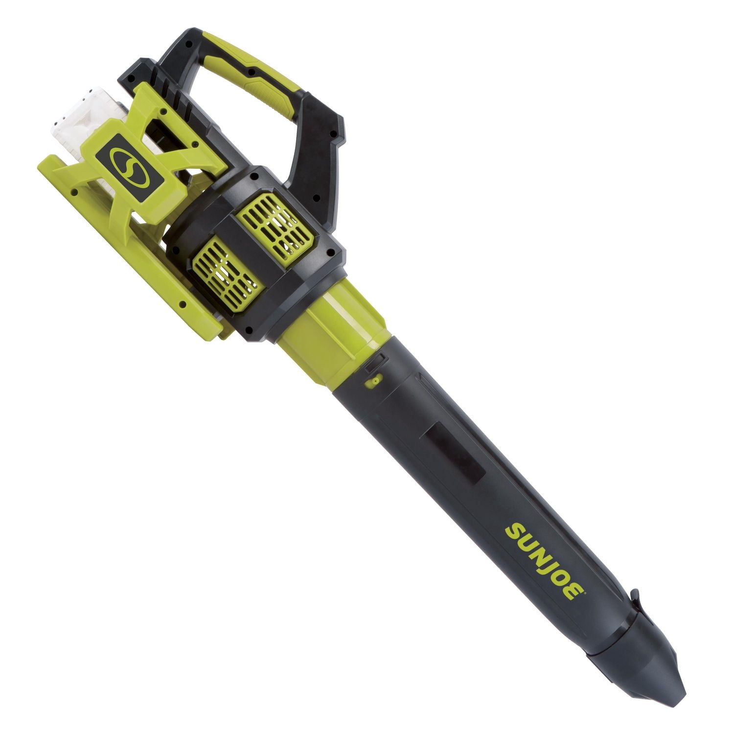 SunJoe 48V iON Souffleur à turbine sans balais sans fil avec 2 piles 24V et chargeur double