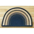 thumbnail image 1 of Earth Rugs 32-LG079 Rug Slice- Light Blue- Dark Blue and Mustard Rug Slice, 1 of 1