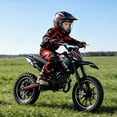 thumbnail image 5 of Gpower Gasoline 49cc Dirt Bike for Kids 6-15,2-Stroke Gas Power Mini Dirt Bike,1-Seater,Black, 5 of 10