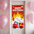 thumbnail image 5 of Firefighter Themed Happy Birthday Banner Background Decorations for Birthday Party Photography Props Backdrop Party Supplies Kids Celebration Decor, 5 of 8