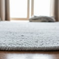 thumbnail image 5 of SAFAVIEH Braided Creighton Solid Cotton Reversible Area Rug, Light Blue, 6' x 9' Oval, 5 of 11