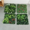 Artificial Plant Walls Foliage Hedge Grass Mat Greenery Panels Fence 50
