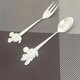 thumbnail image 1 of Stainless steel teaspoon set cartoon Mickey Minnie spoon fork cream dessert teaspoon portable childr, 1 of 2