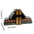 thumbnail image 3 of Qiweii Creative Book Shaped Bookend Storage Box，Decorative Fake Book Organizer for Cabinet Desk, 3 of 6