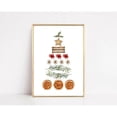 thumbnail image 3 of Árbol De Navidad Citas Arte De Pared Lienzo Pintura Nórdico Pósters Decoración, 3 of 4