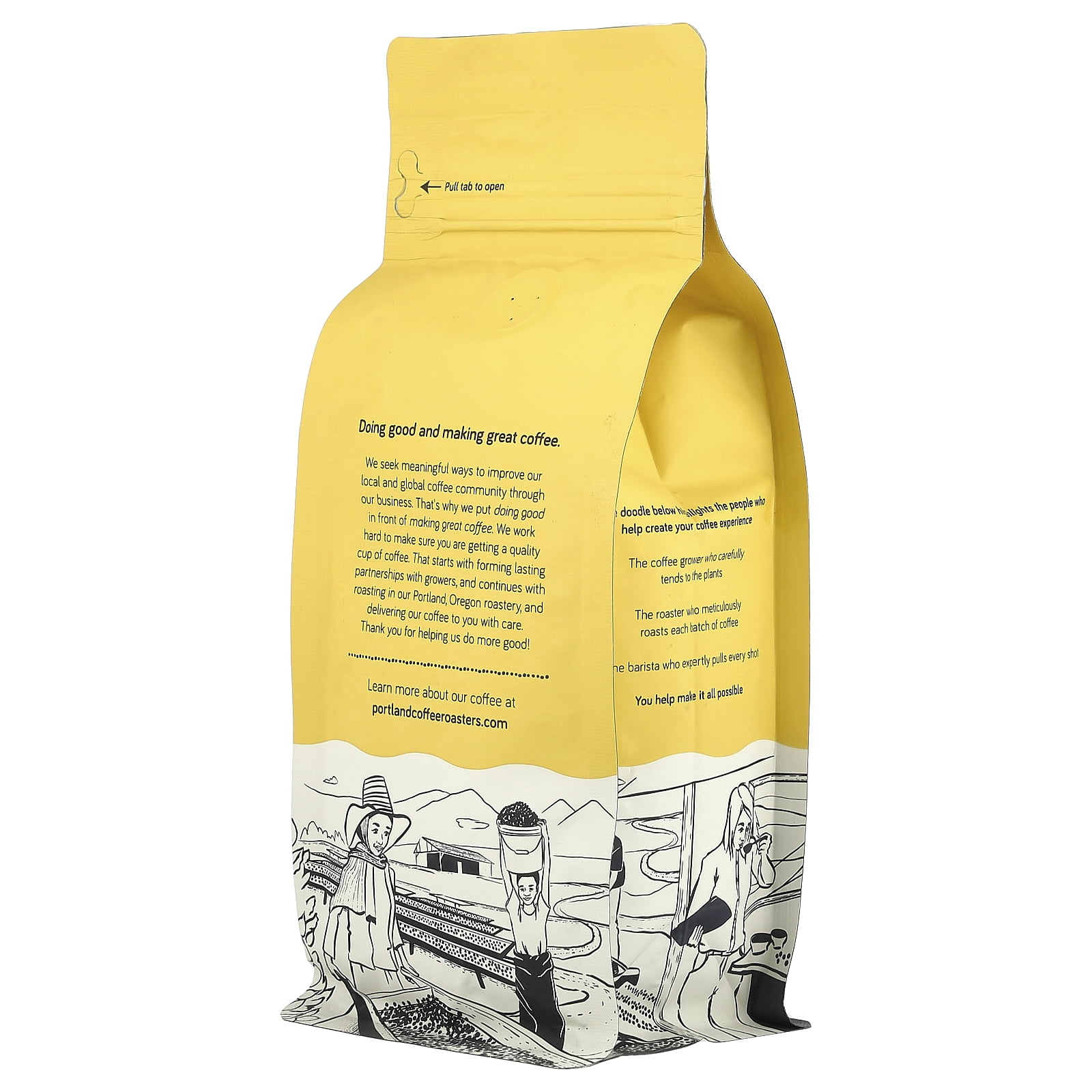 Portland Coffee Roasters Light Roast Whole Bean Organic Tanager's Song Coffee 12 oz