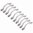 thumbnail image 1 of 10 PCS Satin Gabinete de níquel Hardware Mango de clavado Pull Pulgada de 3 pulgadas (76mm) Centros de agujero, 1 of 6