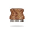 thumbnail image 1 of Tamper de café Manija de madera de acero inoxidable Distribuidor de nivelación de nivelación de nivelación reutilizable Martillo de polvo Portafilter 53 mm Inevent HA061048-02B, 1 of 7