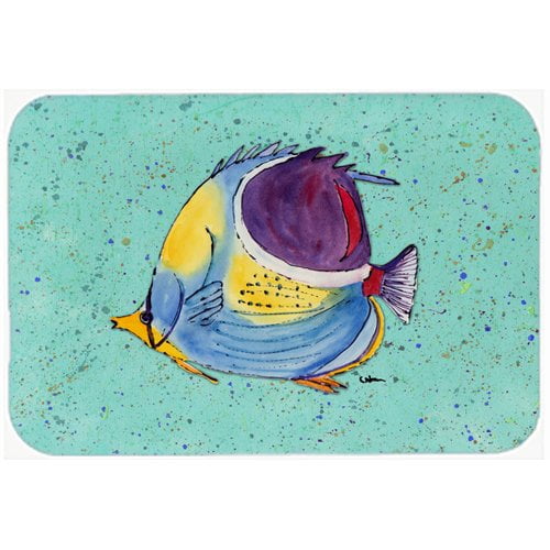 Caroline's Treasures Tropical Fish Kitchen/Bath Mat