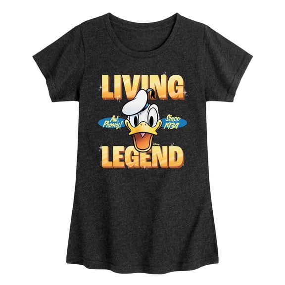 Disney - Living Legend 1934 - Toddler & Youth Girls Short Sleeve Graphic T-Shirt