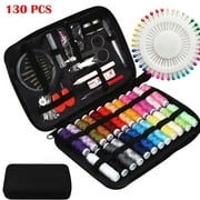 130pcs Sewing Kit Needle and Thread Kit with Sewing Supplies and Accessories for Home and Travel