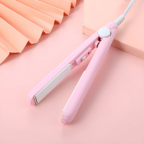 ACDANC Mini Hair Curler, 2 in 1 Mini Curler and Hair Straightener, Mini Hair Curlers for Short Hair, Mini Curling Iron 1/2 Inch Barrel, Heated Curlers for Hair