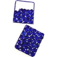thumbnail image 2 of Case for Galaxy Z Flip 4,Galaxy Z Flip 4 Case,3D Handmade Sparkle Stunning Stones Crystal Diamond Bling Glitter Shockproof Phone Case for Samsung Galaxy Z Flip 4 5G (2022) (Blue), 2 of 7