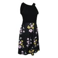 thumbnail image 1 of Milaget Robe d'Été de Plage à Fleurs Sans Manches à Col Licou pour Femme Robe de Soirée Fête Rose Jaune m, 1 of 9