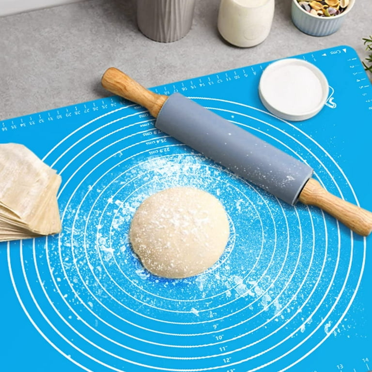 Round Silicone Baking Mat for Cakes, Pastry, Pies, 0.75 mm Thick, Reusable Baking Liner, Non-Stick, Easy Clean, Professional Grade (2, 8 Round)