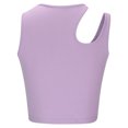 thumbnail image 5 of USSUMA Womens Tank Tops Womens Tops Women's Fashion Casual Solid one Shoulder Sleeveless T Shirt Pullover Tops Deals Womens Tops Solidcolor, 5 of 6
