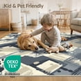 thumbnail image 4 of ODIKA 8'x10' Washable Area Rug Pvc Painterly Bottom Featuring Asymmetrical Geometric Splicing for Living Room, Under Sectional, Family , Durable, Non-Slip, 4 of 7