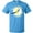 Pacific Blue, variant on Inktastic World Down Syndrome Day with Yellow and Blue Ribbon T-Shirt