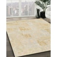 thumbnail image 2 of Ahgly Company Indoor Square Abstract Deep Peach Orange Solid Area Rugs, 7' Square, 2 of 6