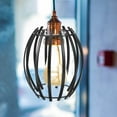 thumbnail image 5 of BESTOYARD Stylish Black Metal Pendant Light Shade Iron Hanging Lamp Cover for Warm Ambient Lighting, 5 of 5