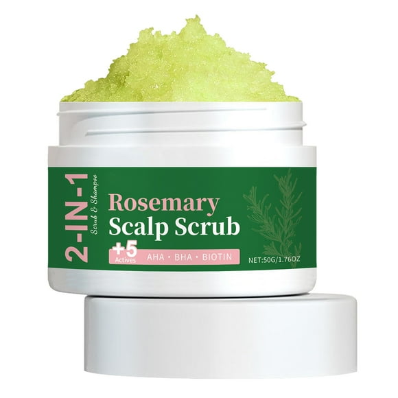 2 IN 1 Scalp Scrub & Shampoo Sea & Scalp Exfoliator Hair Scrub Pre Shampoo Anti Itchy Flaky & Silicon Dry Scalp Treatme &