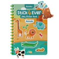 thumbnail image 1 of Libro de pegatinas Jelly Stick4Ever impermeable para niños con 50 pegatinas, 1 of 5