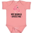 thumbnail image 3 of Inktastic My Babcia Loves Me Flamingo Girls Baby Bodysuit, 3 of 5
