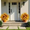 thumbnail image 4 of 1 Autumn Ground Artificial Flower Fall Artificial Topiary Trees Shrubs Topiary Faux Flowers for Outdoor Artificial Outdoor Shrubs, 4 of 7