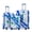 3PCS+Blue + PC, variant on 3 Piece Hardside PC Luggage Set, 20/24/28 Inch Spinner Suitcase with Pattern, Pink