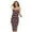 607, variant on Love English Bulldog Pattern Printed Cross Back Cami Dress, Dog Pet Lover Fashion Summer Maxi Sexy Casual Dress For Women