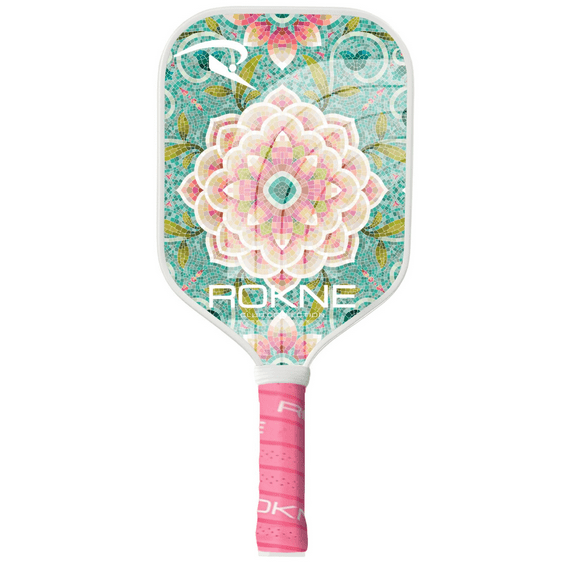 Rokne Pickleball Paddle Fiberglass Pickleball Racket with ProGrit Texture, Mosaic