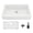White, variant on Karran Usa QAR-740-CN-PK1 Quartz Qar 34" Farmhouse Single Basin Quartz Composite Kitchen