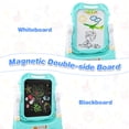 thumbnail image 6 of Beefunni Kids Double Magnetic Easel with Painting Accessories, Blue, 6 of 8