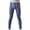 Blue, variant on Winter Long Johns - U Convex Bulge Pouch Thin High Elasticity Bottoming Pants Neatly Stitched Solid Color Leggings