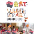 thumbnail image 2 of Toddlers Play Tool Kits Toolbox Repairing Tool Set Realistic Build Kits Set Kids Pretend Play Fine Motor Skill Toy Gift, 2 of 5