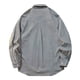 thumbnail image 3 of Blusa y camisa de manga larga con cuello vuelto para hombre, blusa informal a cuadros a la moda con botones y cuello vuelto, blusa de poliéster para hombre, 3 of 3