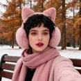 thumbnail image 5 of MezoJaoie Ear Muffs Cute Folding Warm Winter Women Running Cat Ear Warmers for Kids Girls Cold Weather Outdoor Snow Sports Running Cycling Commuting, 5 of 8