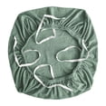 thumbnail image 1 of Fundas elásticas para sillas de oficina, fundas protectoras de asiento de silla, de spandex, extraíbles y elásticas. Verde oliva, 1 of 8