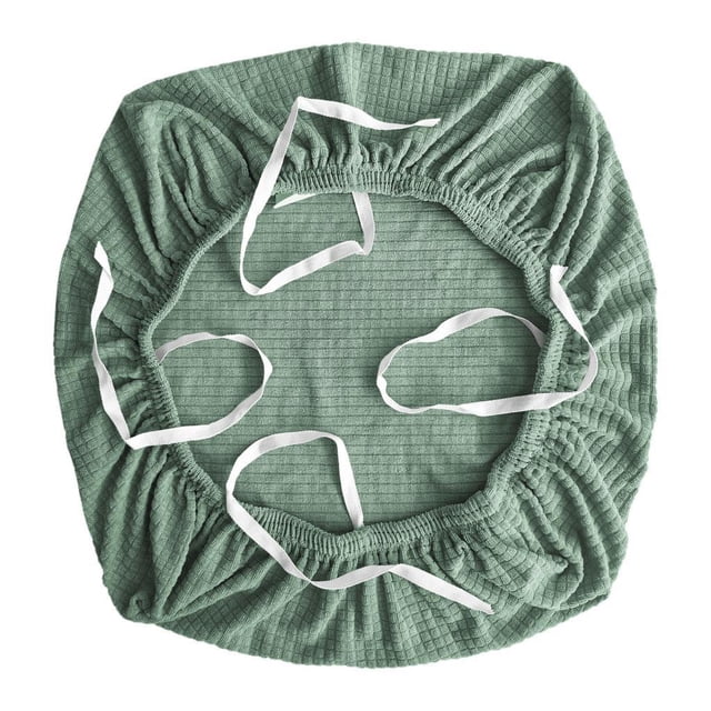 Fundas elásticas para sillas de oficina, fundas protectoras de asiento de silla, de spandex, extraíbles y elásticas. Verde oliva