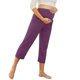 thumbnail image 5 of WILLBEST Leggins Deportivos Mujer Yoga Color Sólido Mujeres Capri Pantalones Entrenamiento Embarazo Maternidad Capri Pantalones Pantalones Con Bolsillo, 5 of 6