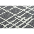 thumbnail image 3 of Alora Decor Classic 7'9" x 9'9" Geometric Charcoal/Black Hand Tufted Area Rug, 3 of 5